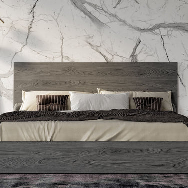 Nova Domus Lucia Italian Matte Grey & Elm Grey Bed