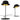 Bowler hat table lamp, shown in two sizes of setting | Jeeves by Innermost