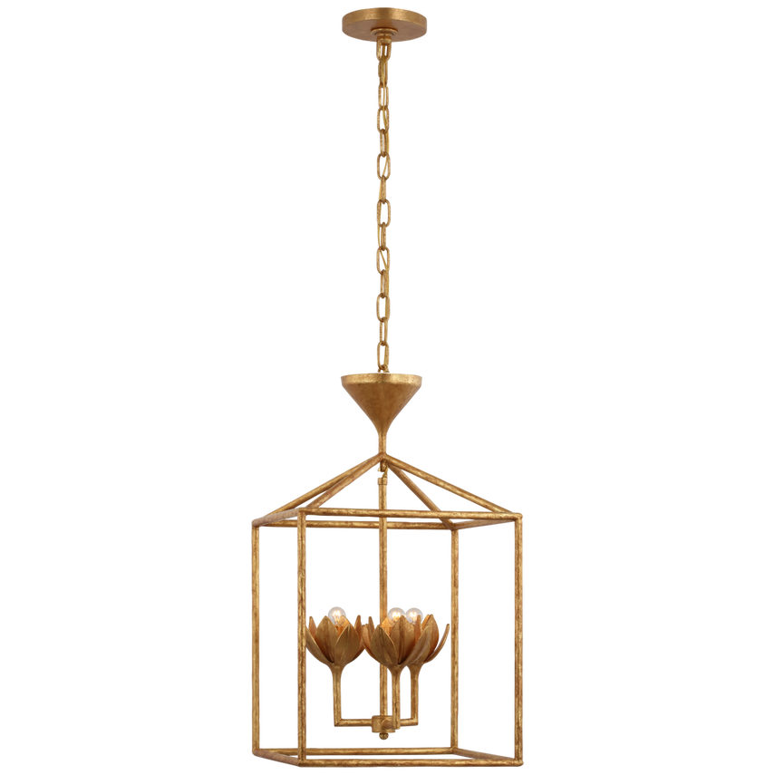 Alberto Small Open Cage Lantern | Visual Comfort Modern