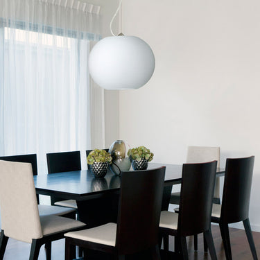 Jordo pendant over a dining table | Besa Lighting