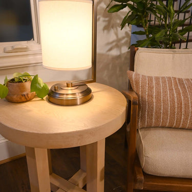 Jynn rechargeable lamp, Dark Antique Brass – view 5