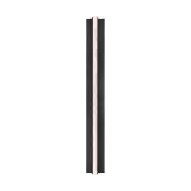 Kelly Wearstler Linea 25-inch bronze LED wall sconce, alabaster light.