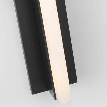 Visual Comfort Linea 32" bronze finish LED fixture for bedroom or living room.