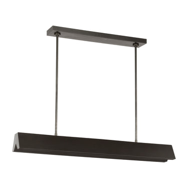 Modern Pench 42" chandelier with dark bronze living finish, designed for residential living rooms and bedrooms.