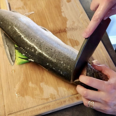 Heavy Chef's Knife by Master Shin’s Anvil – detail 7