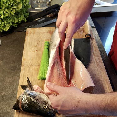 Slim Sashimi Knife by Master Shin’s Anvil – detail 5