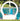 White Pod circle lounge beside a swimming pool with a teal ball and bright pillow on the bench