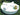 Two white Roll bolsters crossed on a round Sun Pad on a lawn with a tray and flowers