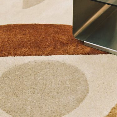 La Nuit recycled polyester rug, close-up detail
