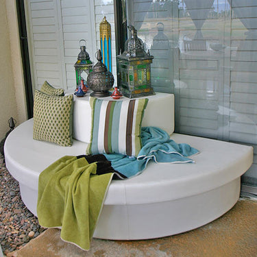 La Fete Design Furniture Moon Pad Semi Circle Pad at MetropolitanDecor.com