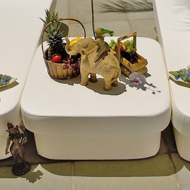 La Fete Design Furniture Stand Daybed Corner Ottoman at MetropolitanDecor.com