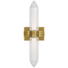 Langston 23 inch crystal glass wall sconce with dimmable LED light by Visual Comfort