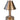 Mini Lara rechargeable lamp, Dark Antique Brass with Tapered Metal Shade