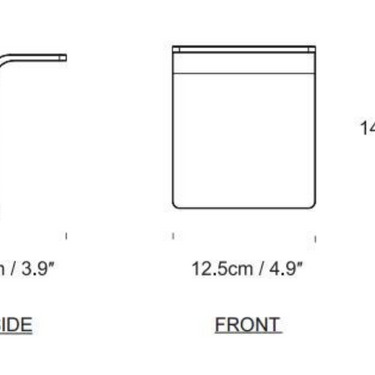 Energy-efficient Innermost WB0883-01 integrated LED wall lamp in crisp white, ideal for architectural lighting and creating sophisticated wall wash effects.