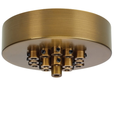 Line Voltage Mini Canopy 19 Port Round -  Visual Comfort Modern
