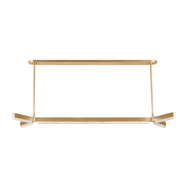 Hand Rubbed Antique Brass Linea 55 by Kelly Wearstler, full silhouette