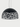 Lodes Kelly Dome laser-cut pendant light in Matte Black with white glass diffuser