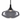 Decorative glossy smoke glass pendant light for modern dining rooms