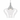 Contemporary clear glass hanging light by Lodes with integrated LED