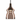 Lodes Nostalgia glossy bronze blown glass LED pendant light by Dima Loginoff