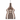 Lodes Nostalgia glossy bronze blown glass pendant for kitchen island lighting