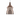 Lodes Nostalgia glossy bronze blown glass pendant for kitchen island lighting