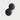 Lodes Puzzle Round Double matte black wall and ceiling light with indirect LED illumination