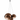 Lodes Italy Random 3-light pendant in reflective glossy bronze glass