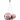 Lodes Random multi-globe pendant with integrated LED lighting in gold rose glass shade