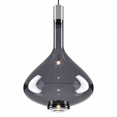 Lodes Sky-Fall Glossy Smoke glass suspension light for kitchen island lighting