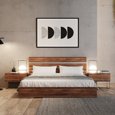 Nova Domus Lorenzo Italian Light Oak Bed