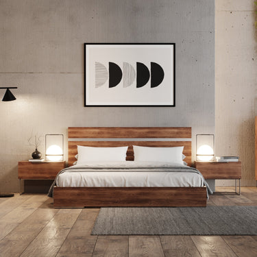 Nova Domus Lorenzo Italian Light Oak Bed