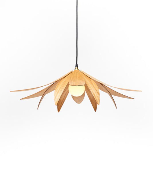 Lotus Pendant Light by MacMaster Design in Birch Ply