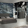 Nova Domus Lucia Queen Italian Matte Grey & Elm Grey Bed