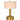 Mini Lucy rechargeable lamp, Antique Brass with Pleated Shade