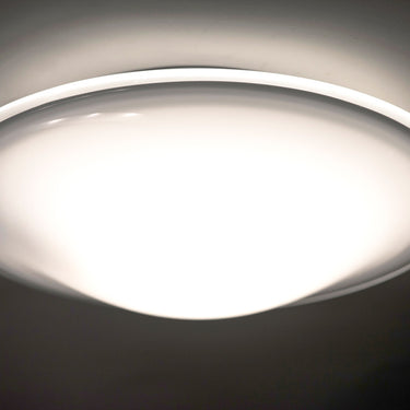 Luma 18 halo glow detail in a dark room | Besa Lighting