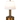Mini Luna rechargeable lamp, Dark Antique Brass with Linen Shade