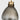 Visual Comfort Morgan smoked glass hanging light with hand-finished brass for contemporary kitchens and bedrooms