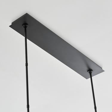 Elegant linear pendant lighting with integrated 2700K LED for upscale commercial spaces