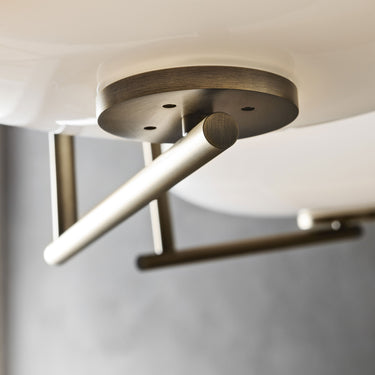 Metal finish detail of the Penta Mami suspension lamp