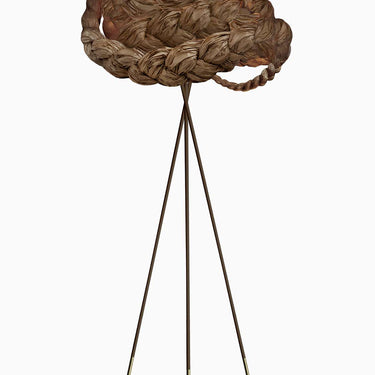 Brown grand floor lamp, studio view | The Bride by Mammalampa