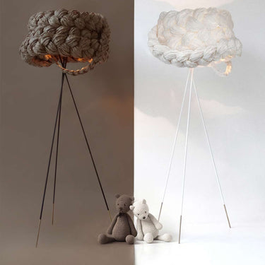 Brown grand floor lamp, interior view | The Bride by Mammalampa