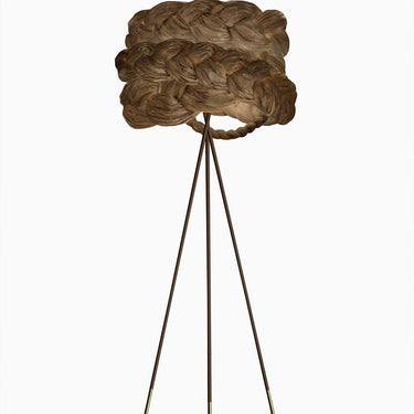 Brown floor lamp, studio view | The Bride by Mammalampa