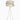 White floor lamp, studio view | The Bride by Mammalampa