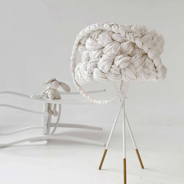White table lamp, interior view | The Bride by Mammalampa