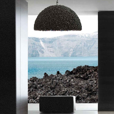 Gray grand pendant, interior view | The Duchess by Mammalampa