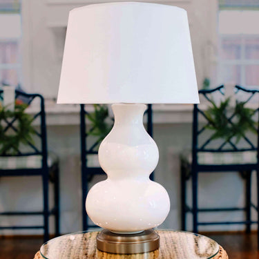 Marilyn rechargeable lamp, Ivory & Dark Brass – view 6
