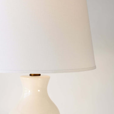 Marilyn rechargeable lamp, Ivory & Dark Brass – view 3
