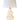 Marilyn rechargeable lamp, Ivory & Dark Brass