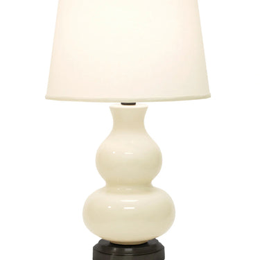 Contemporary Marilyn Ivory on Black Cordless Lamp for ambient lighting